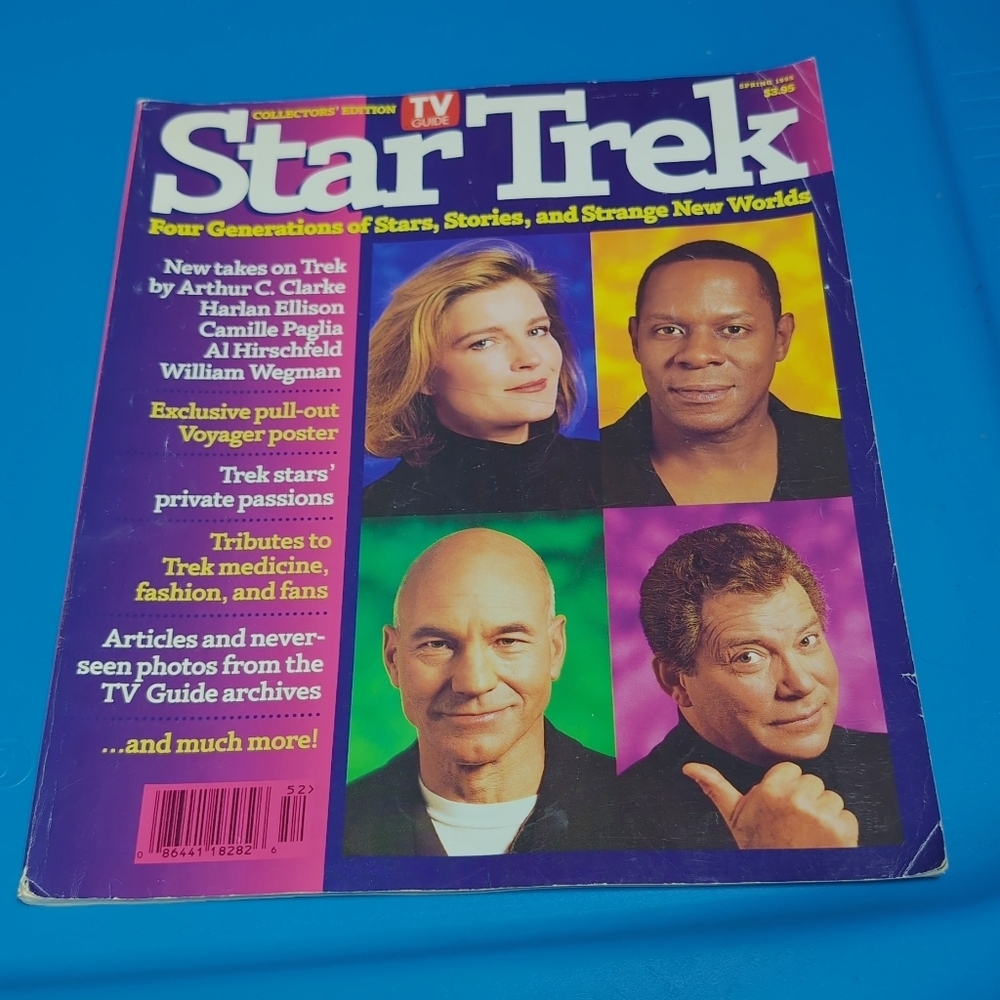Star Trek Collector's Edition Magazine - 1995 4 Generations Kirk Picard Janeway